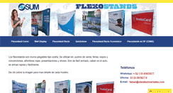 Desktop Screenshot of flexostands.com
